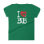 T-Shirt Ride It! I Love Bodyboard Feminina - Cores