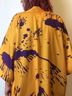 Kimono SPLASH AMARELO - FOLKSY