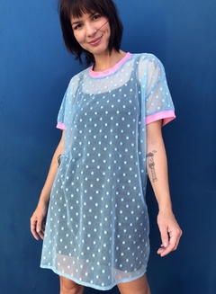 Vestido Camisetão POÁ BLU - comprar online