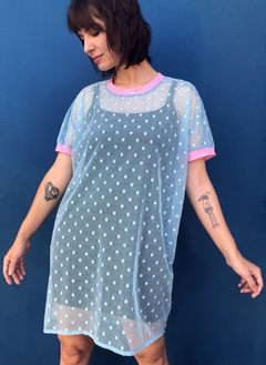 Vestido Camisetão POÁ BLU - loja online