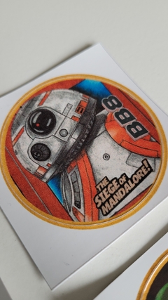 Stickers Star Wars x6 unidades