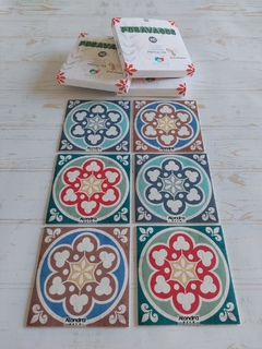 Posavasos azulejos