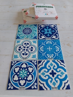 Posavasos azulejos