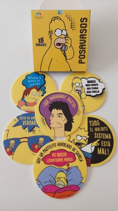 Posavasos de Los Simpsons