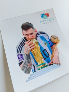 Sticker Messi+Copa en internet