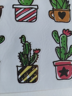 Sticker Cactus chicos - comprar online