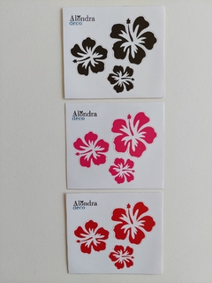 Sticker Flores x3 - comprar online