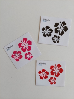 Sticker Flores x3