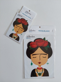 Stickers Frida Kahlo x2 (grande y chico)