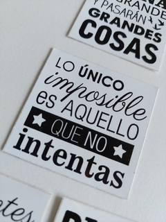 Stickers frases x5 en internet