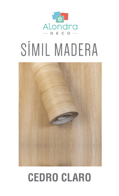 Vinilo símil madera (CEDRO CLARO)