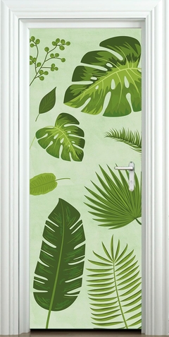 Vinilo para puerta (Plantas) - Alondra Deco