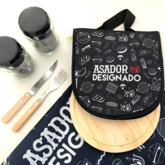 Set Asado Asador Designado