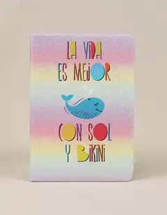 Cuaderno Brilloso Verano