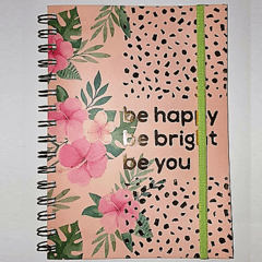 Cuaderno Be Happy Be You