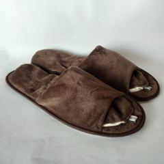 Pantuflas Hombre Marron