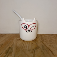 Mate Cerámica Gatito - comprar online