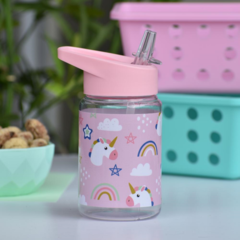 Botella Mini con Pico Infantil Unicornio