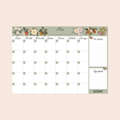 Planner magnetico MENSUAL Oliva - comprar online