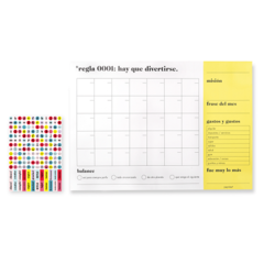 Planner Mensual LA REGLA - comprar online