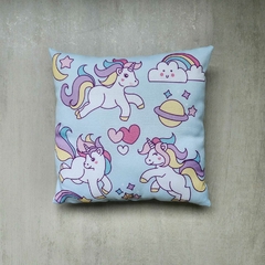 Almohadon Unicornios corazones