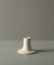 Candelabro de cerámica Bajo 7 cm - Marfil - comprar online
