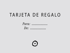 Tarjeta de regalo 2