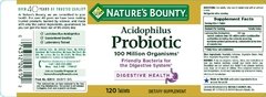 Probiótico Nature's Bounty - 120 cápsulas - comprar online