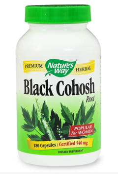 Black Cohosh para Menopausa - 180 cápsulas
