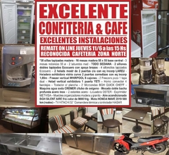 EXCELENTE CONFITERIA y CAFETERIA - REMATE GASTRONOMICO EL JUEVES 11/06/2020