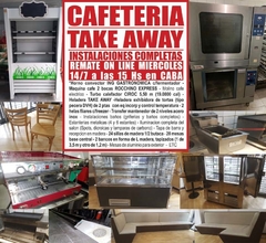 CAFETERIA & TAKE AWAY - REMATE GASTRONÓMICO EL MIERCOLES 14/7/2021