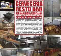 CERVECERIA & RESTO BAR - REMATE GASTRONÓMICO EL MARTES 15/6/2021