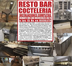 COCTELERIA – RESTO BAR - REMATE GASTRONÓMICO EL MIÉRCOLES 30/6/2021