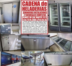 CADENA de HELADERÍAS - 2 SUCURSALES - REMATE EL MARTES 12/3/24