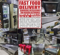 EXCELENTE FAST FOOD & DELIVERY – TODO ING GASTRONOMICA – REMATE EL MARTES 27/8/24