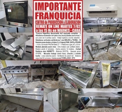 FRANQUICIA – CENTRO de PRODUCCIÓN - REMATE EL MARTES 7/2/23