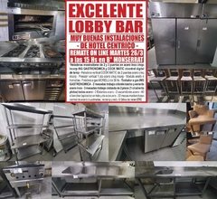 LOBBY & BAR de HOTEL – REMATE EL MARTES 26/3/24