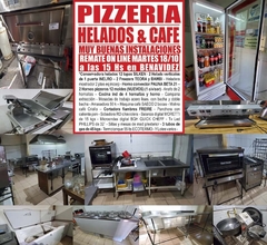 PIZZERIA – HELADOS & CAFE – MUY BUENAS INSTALACIONES - REMATE EL MARTES 18/10/22