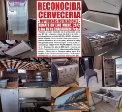 RECONOCIDA CERVECERÍA – MUY BUENAS INSTALACIONES – REMATE EL MIÉRCOLES 28/2/24