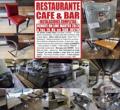 RESTAURANTE & CAFETERÍA - REMATE EL MARTES 28/3/23