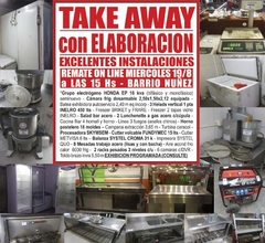 TAKE AWAY con ELABORACIÓN PROPIA - REMATE GASTRONÓMICO EL MIÉRCOLES 19/8/2020