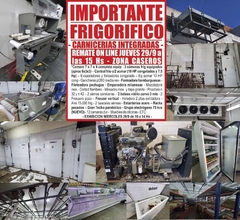 IMPORTANTE FRIGORIFICO y CARNICERIAS - REMATE EL JUEVES 29/9/22