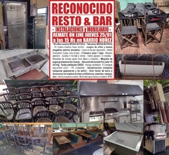 RECONOCIDO RESTO & BAR – REMATE EL JUEVES 25/01/24