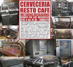 CERVECERIA & RESTO CAFÉ – REMATE ON LINE el MIERCOLES 5/01/2022