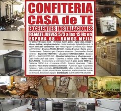 CONFITERIA & CASA de TE - REMATE GASTRONOMICO el JUEVES 5/3/2020