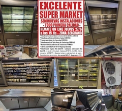 SUPERMARKET – SEMINUEVAS INSTALACIONES – REMATE EL JUEVES 27/6/24 a las 15 Hs