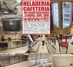 HELADERIA & CAFETERIA – EXCELENTES INSTALACIONES – REMATE EL MARTES 24/9/24