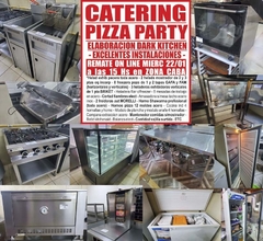 CATERING – PIZZA PARTY & SHAWARMA – 2 SUCURSALES – REMATE EL MIERC 22/01/25