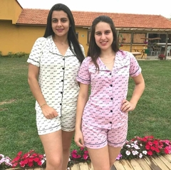 Pijama americano malha moddal - Lara - loja online