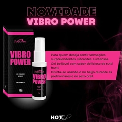 VIBRO POWER GEL VIBRADOR BEIJÁVEL